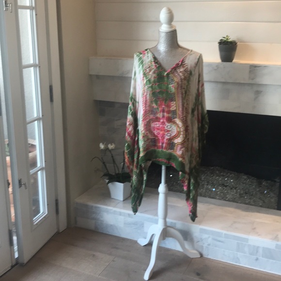 IDI by Matthew Tops - IDI by Mathew Rare Hippie Poncho One Size Preloved